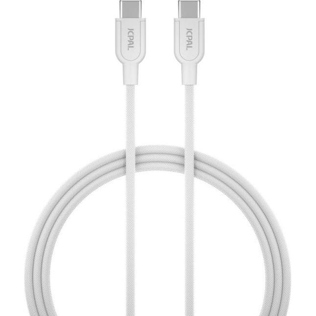 Thumbnail - JCPAL Flex Link USB-C to USB-C cable 1m - white (1 m), USB Kabel