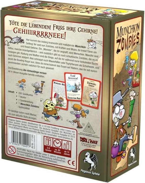 Produktbild Pegasus Munchkin Zombies 1+2 (Deutsch)
