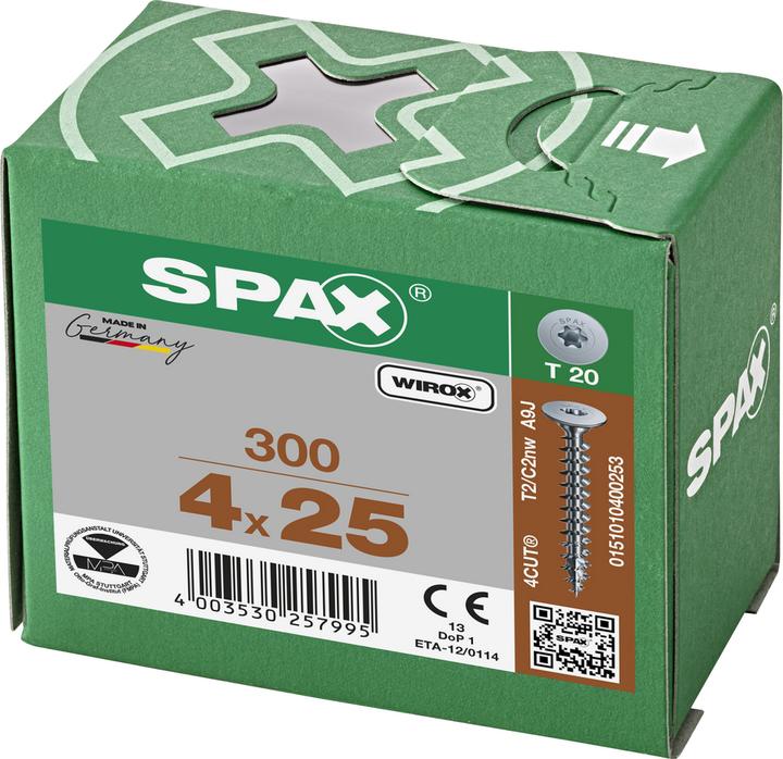 Produktbild Spax Rückwandschrauben (300 Schrauben pro Stück)