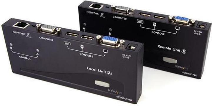Produktbild StarTech USB VGA KVM Verlängerung bis zu 300m - KVM extender über Cat5 UTP Netzwerkkabel