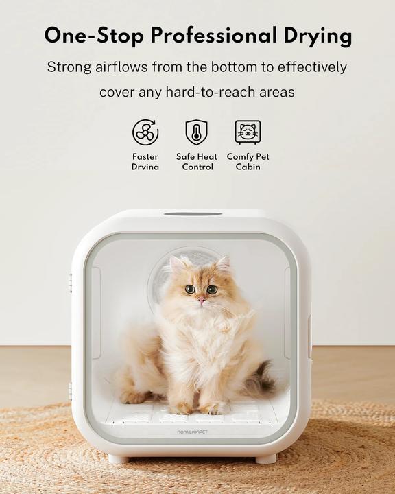 Actual product image HomeRunPet Drybo Plus pet dryer PD50 (Cat, Dog, 50000 ml)