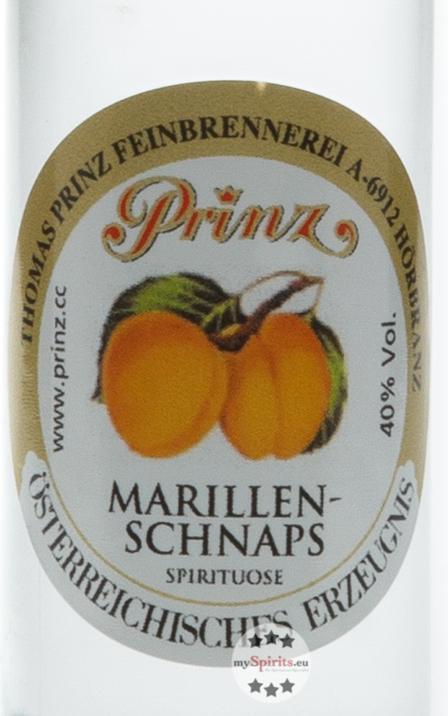 Image du produit Prinz Eau de vie d'abricot 2cl