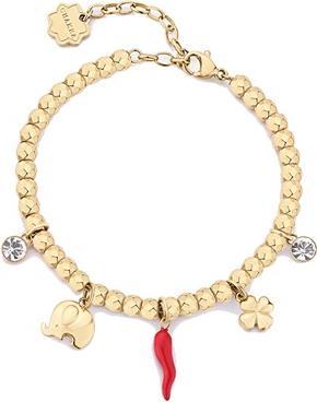 Immagine prodotto Brosway Ball Gold-Plated Bracelet With Lucky Chakra Pendants Bhkb246