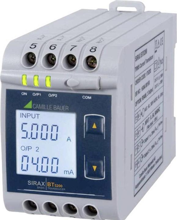 Camille Bauer Programmable measuring transducer for alternating current SIRAX BT5200 175283 1pce.