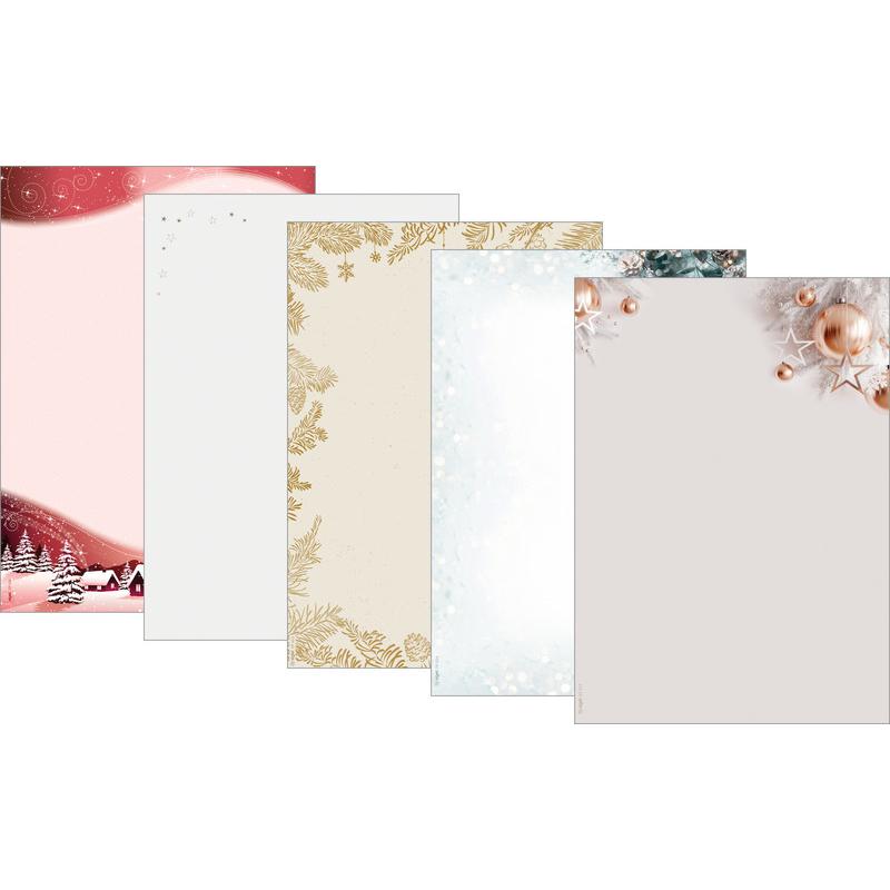 Thumbnail - Sigel, Grusskarte + Briefpapier, Weihnachtsbriefpapier (100 Stk.)