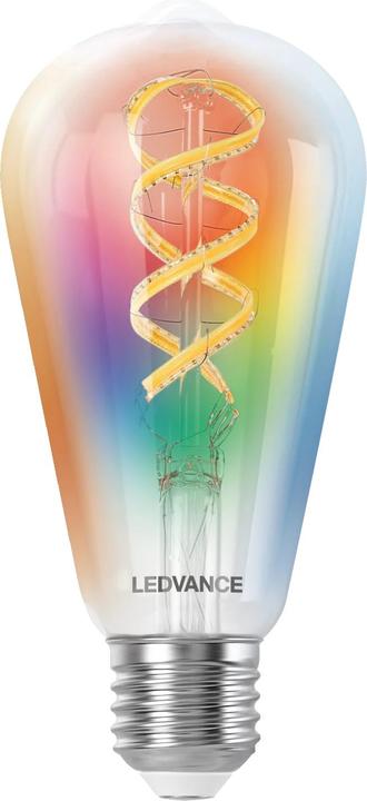 Image du produit Ledvance SMART+ MATTER FILAMENT EDISON MULTICOLOR 4.8W 827...865 Multicolore E27 (E27, 470 lm, 4x)