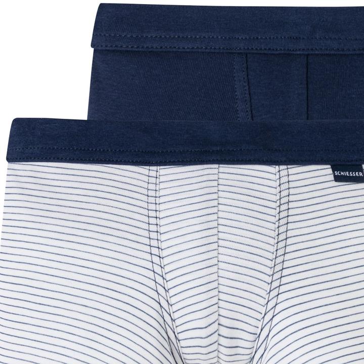 Image du produit Schiesser Lot de 6 shorts / pantalons Kids Boys à fines côtes en coton organique (140, paquet de 6)