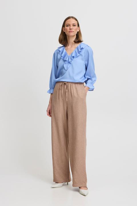 Actual product image B.young BYHANIKO SS FRILL BLOUSE 20816419 (46)