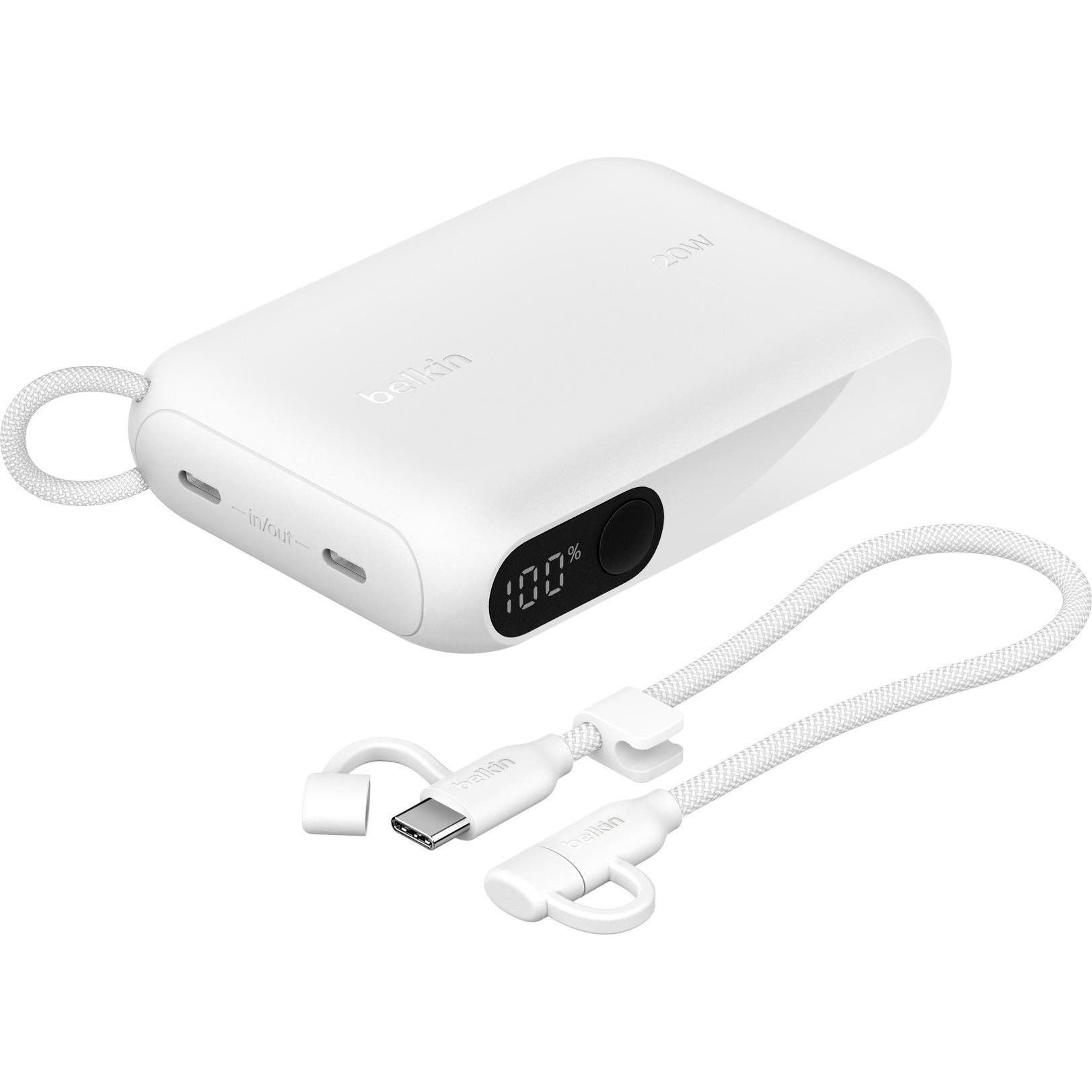 Belkin Boostcharge (10000 Mah, 20 W), Powerbank, Bianco