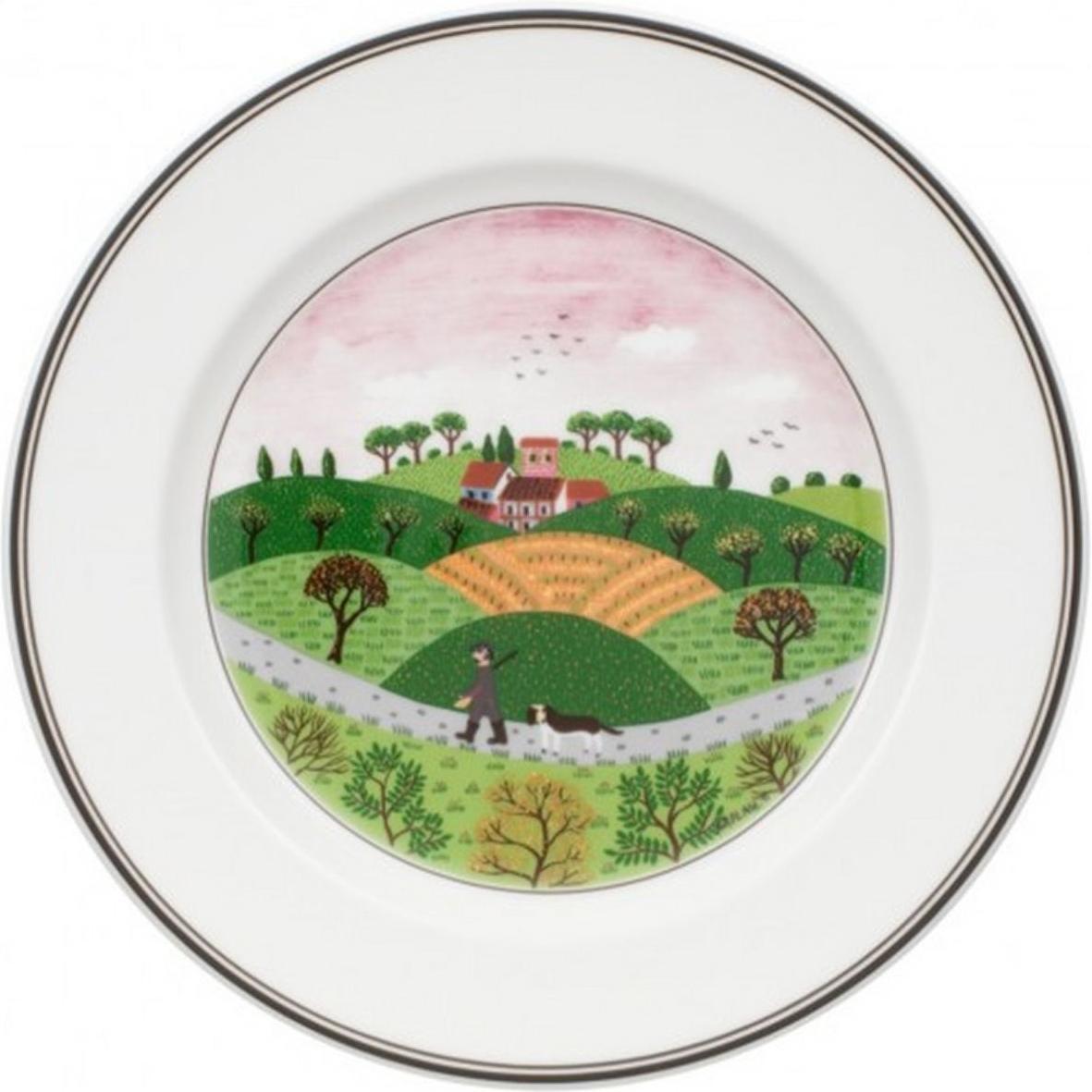 Thumbnail - Villeroy & Boch Frühstücksteller Jäger Design Naif, Teller, Mehrfarbig