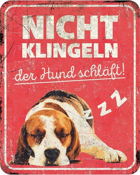 Produktbild EBI D&D Home Warnschild Beagle rot