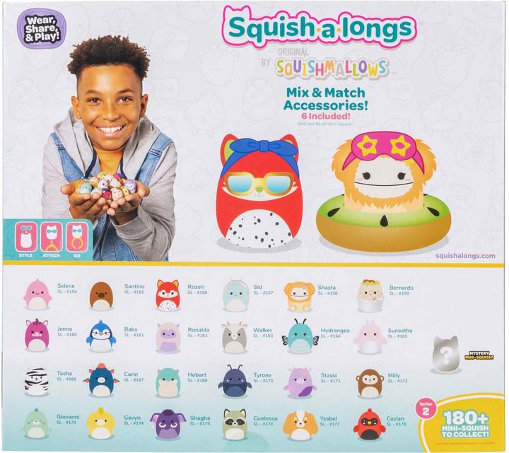 Productafbeelding Jazwares Squishalongs - 2,5 cm 25 Pack S2 (SKU: 2510134)