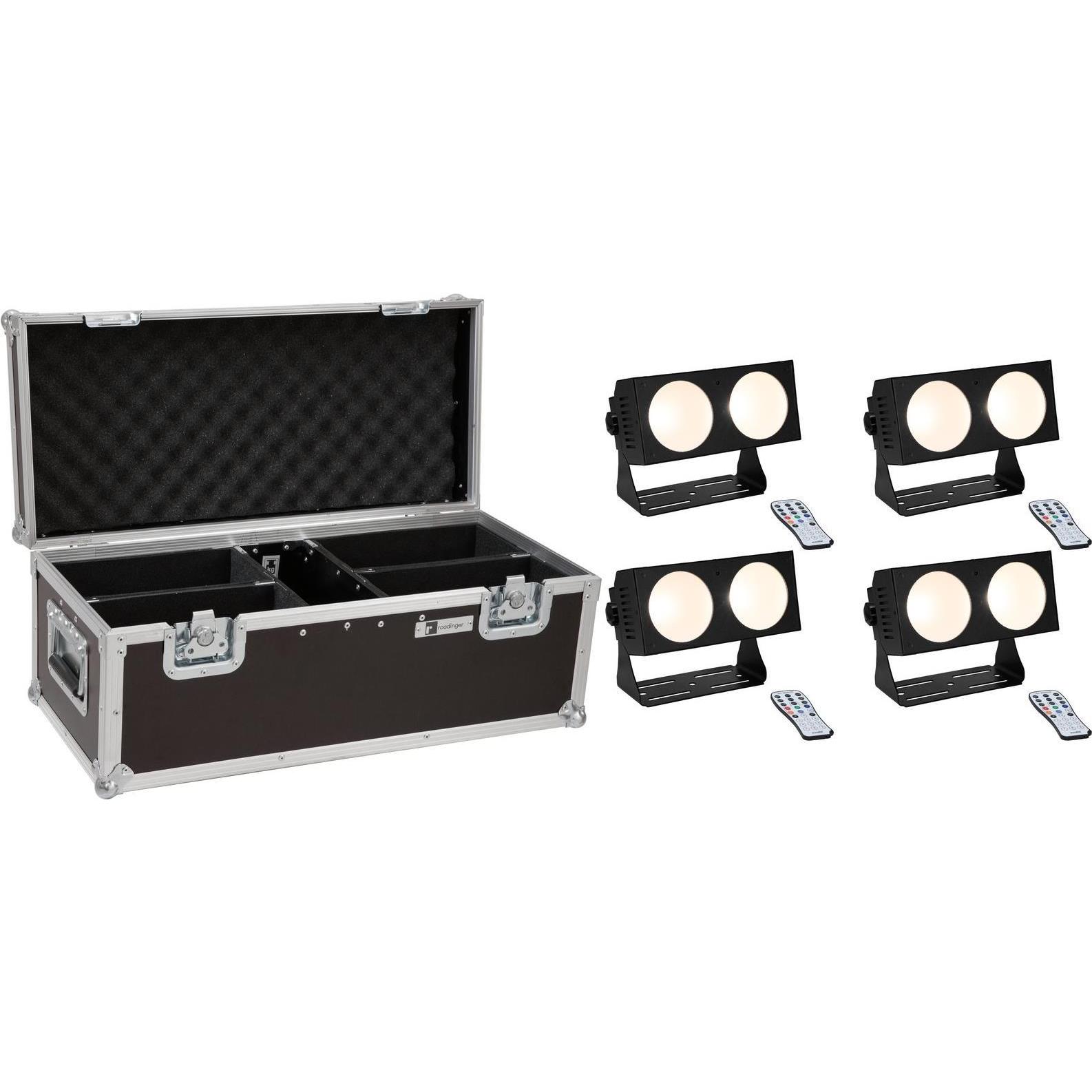 Eurolite Set 4x LED CBB-2 COB WW Leiste + Case, Licht Set