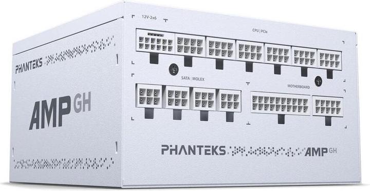 Produktbild Phanteks AMP GH 1200W 80 PLUS Platinum Netzteil, PCIe 5.1, ATX 3.1 - 1.200 Watt, weiss (1200 W)