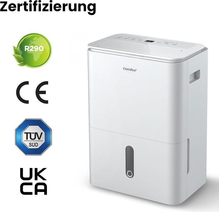 Produktbild Comfee Luftentfeuchter mit App-Steuerung, 4 Modi, Ionisator und Wäschetrockner-Funktion (52 m², 20 l/24h)