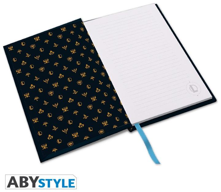 Image du produit ABYstyle LEAGUE OF LEGENDS Carnet de notes - Logo Hexteck (A5, À rayures, Couverture rigide)