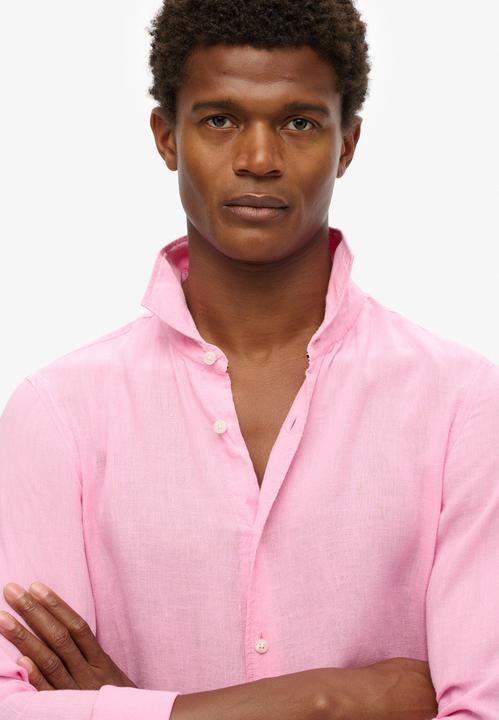 Immagine prodotto Superdry Camicia da vacanza in lino con maniche lunghe (L)