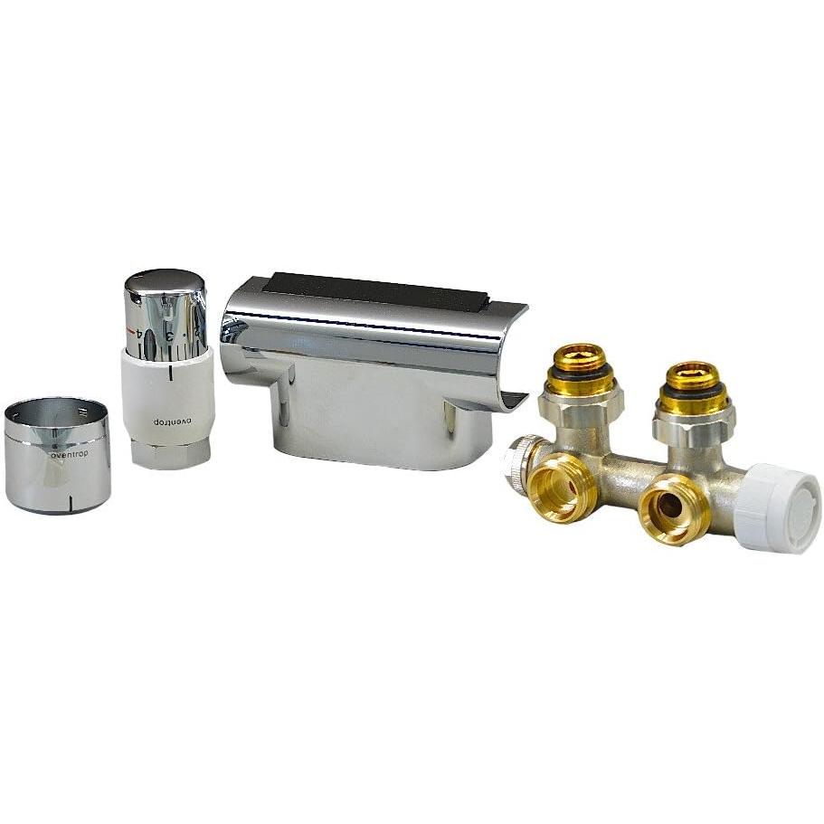 Oventrop Thermostat, Chrom, Thermostat, Silber