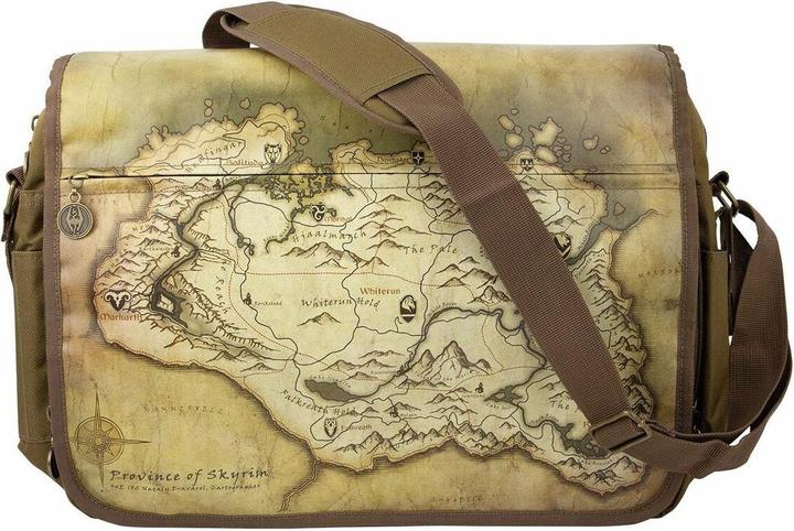 Actual product image Gaya Entertainment The Elder Scrolls V: Skyrim Messenger Bag "Map