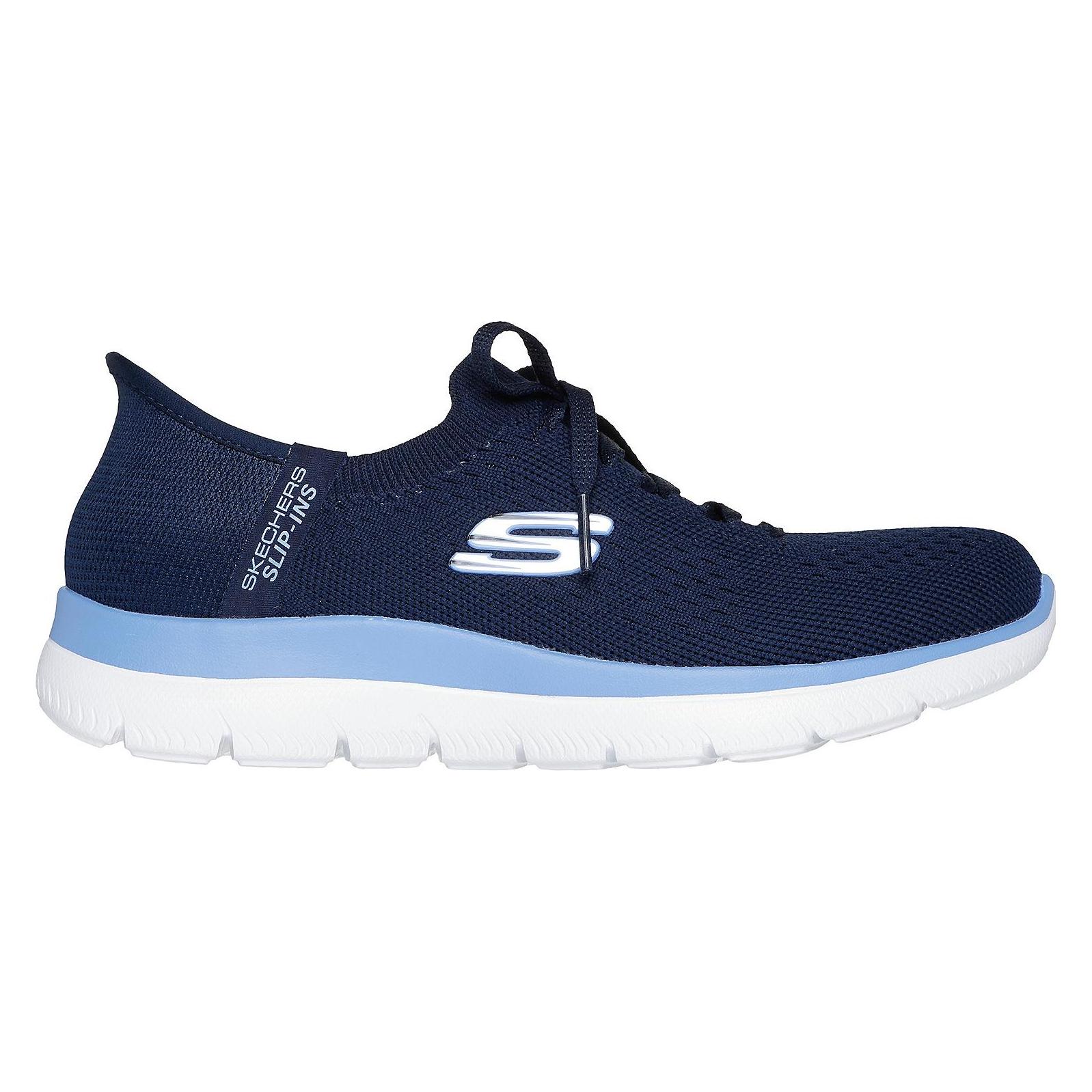 Skechers, Unisex, Sneakers, Slip-In Summits, Blau, (40)