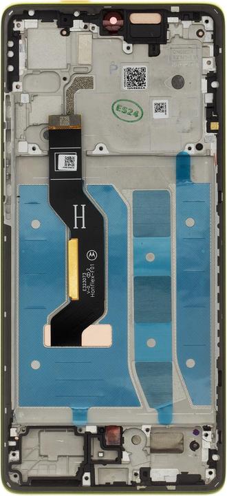Image du produit Motorola G85 LCD Display + Touch Unit + Front Cover Yellow (Service Pack) (Écran)