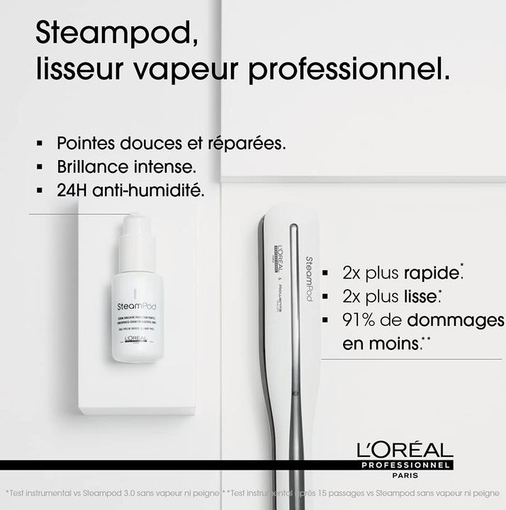 Actual product image L'Oréal Professionnel Steampod 3.0 x Kerastase Limited Edition Elixir Ultime Professional Steam Iron 2-in-1 Styling Care