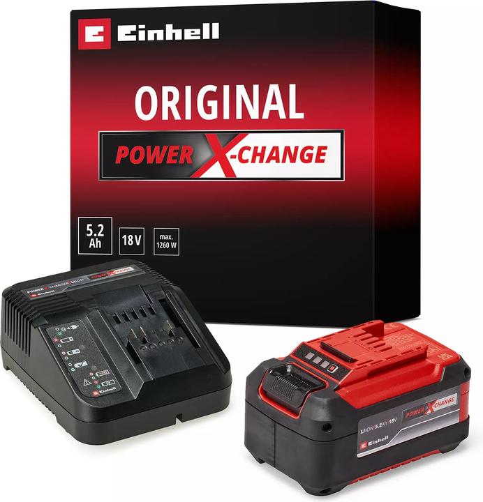 Produktbild Einhell Power XChange Starterkit 18V5,2Ah Akku und Ladegerät (18 V)