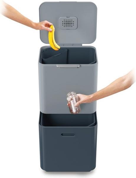 Produktbild Joseph Joseph Totem Max Ed. 60L - Mülltrennungs- und Recyclingein.-Himmel (60 l)