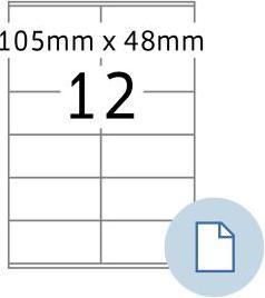 Actual product image HERMA Universal Etiketten A4