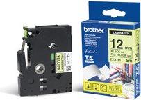Produktbild Brother TZC31 Laminiertes Band (1.20 cm, Gelb, Schwarz)