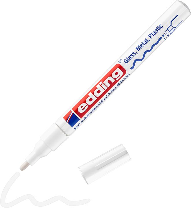 Produktbild Edding Glanzlack Marker 751 (Weiss, 2 mm, 1 x)