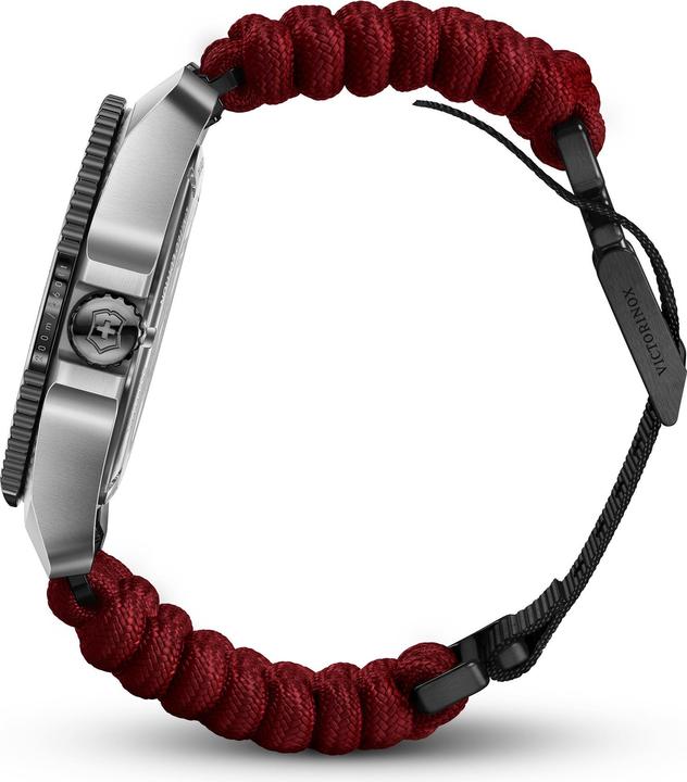 Produktbild Victorinox Journey 1884 Quartz Three hands Steel & Aluminum, Taucheruhr, 43 mm, Ziffernblatt Schwarz, Paracord (Taucheruhr, 43 mm)