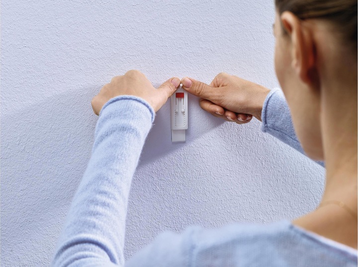 Actual product image tesa Adhesive nail for wallpaper & plaster, 1kg holding power, height-adjustable, can be removed without