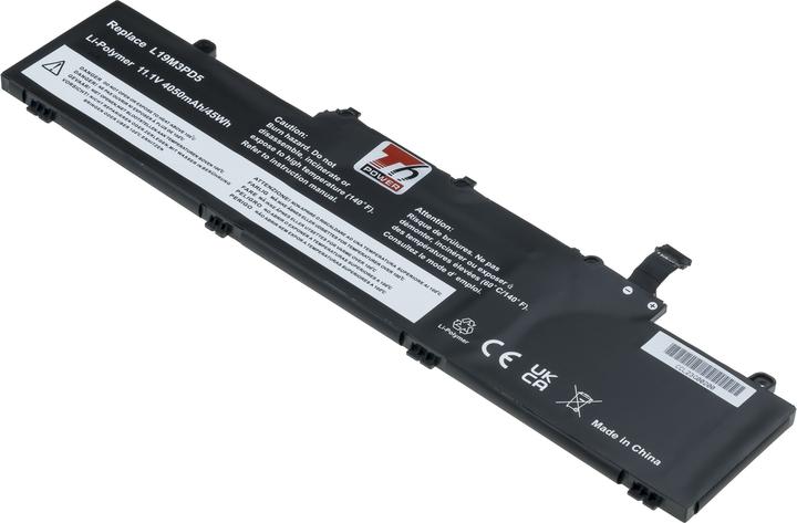 Actual product image T6 Power Battery Lenovo ThinkPad E14, E15 Gen 2, Gen 3, Gen 4,,, 3cell, Li-Pol (3 cubicles, 4050 mAh)