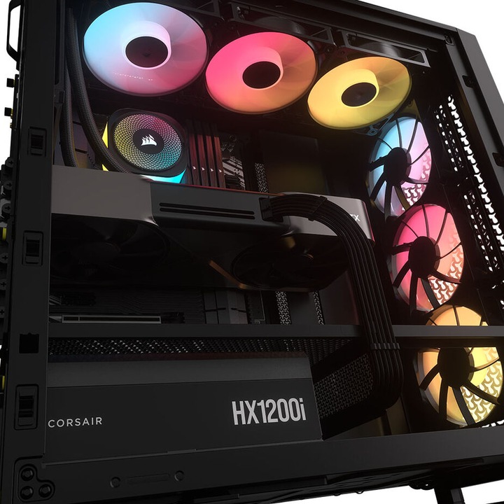 Produktbild Corsair HXi Series (2025), HX1200i, 1200 Watt, 80 PLUS Platinum, C14 Version (1200 W)