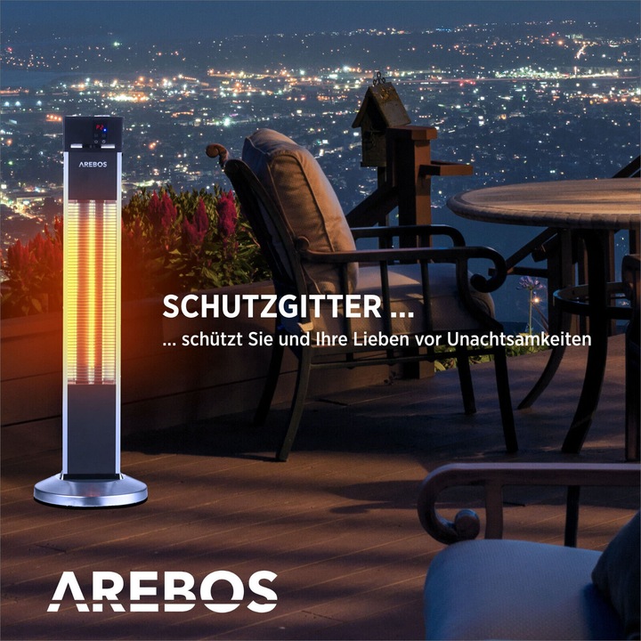 Actual product image Arebos Infrared heater (2000 W)