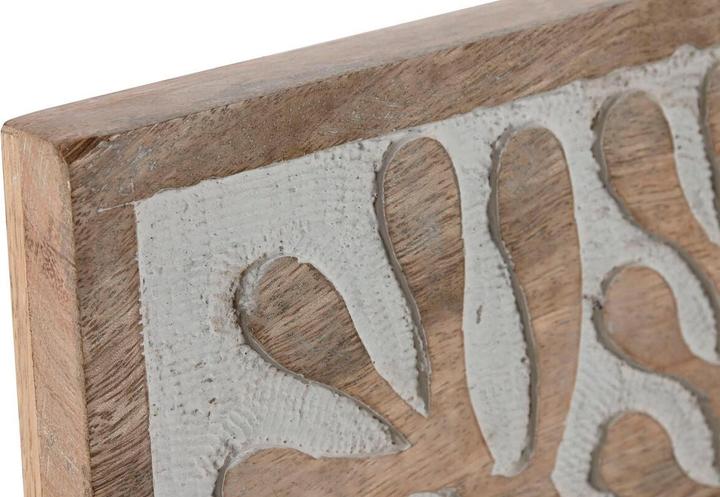 Produktbild Esprit Wanddekoration Home Weiss natürlich blumig 60 x 2,5 x 60 cm (4 Stücke)