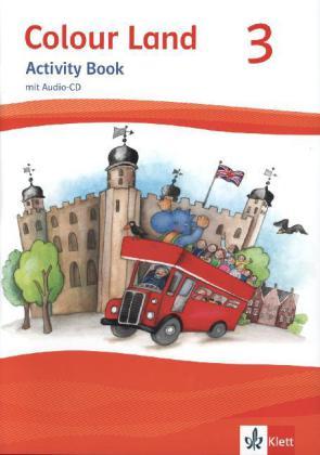Produktbild Colour Land from grade 3. 2013 edition. activity book with audio CD 3rd school year (Englisch, 2013)