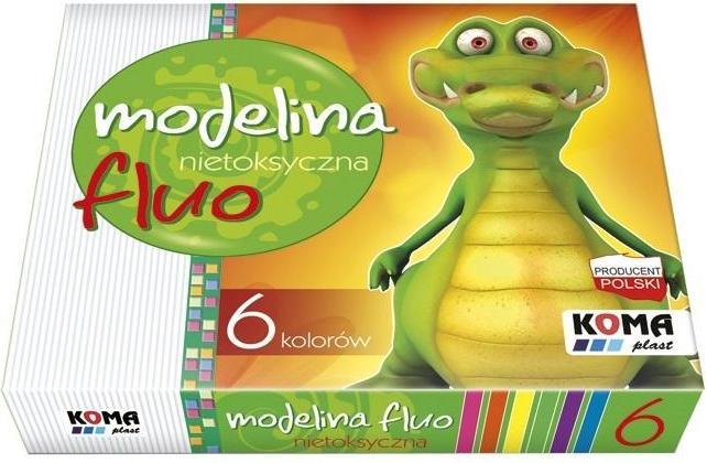 Immagine prodotto Teka Fluo-Modelliermasse, 6 Farben