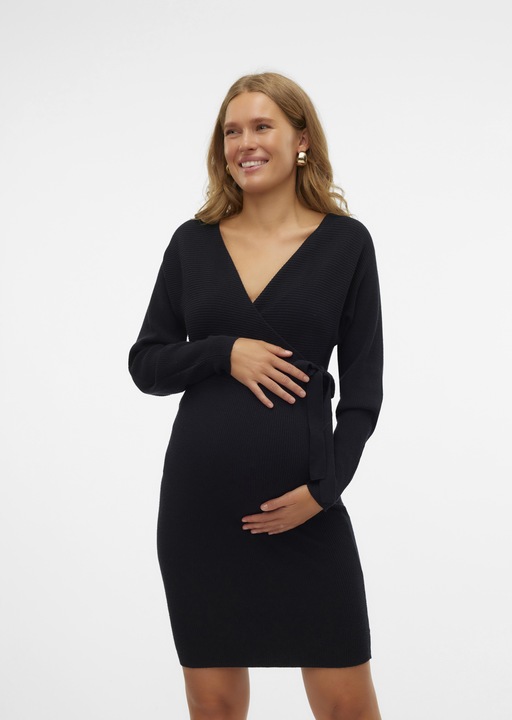 Produktbild Vero Moda Maternity Vmmhollyrem Ls V-Neck Dress Ga Noos (L)