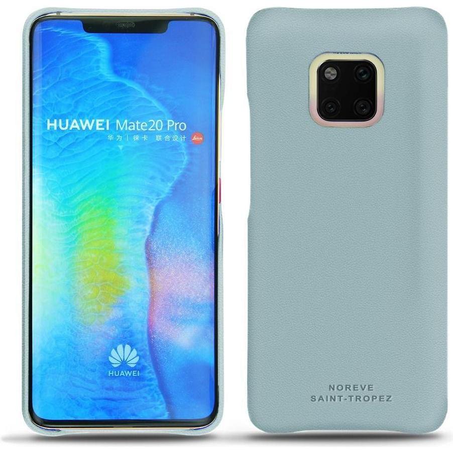 Noreve Lederschutzhülle (Huawei Mate 20 Pro), Smartphone Hülle, Blau