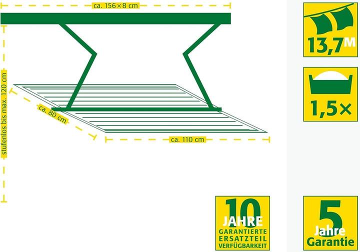 Produktbild Juwel Deckentrockner Samba (13.70 m)