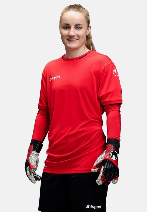 Produktbild Uhlsport Powerline Supergrip HN Torwarthandschuhe schwarz/rot/Weiss (7.5)