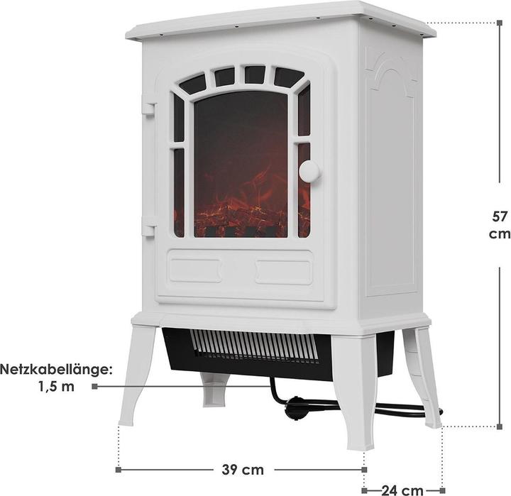 Image du produit Juskys Elektrokamin