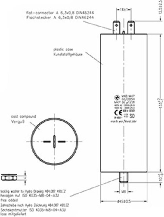 Produktbild MKP-Motorkondensatoren