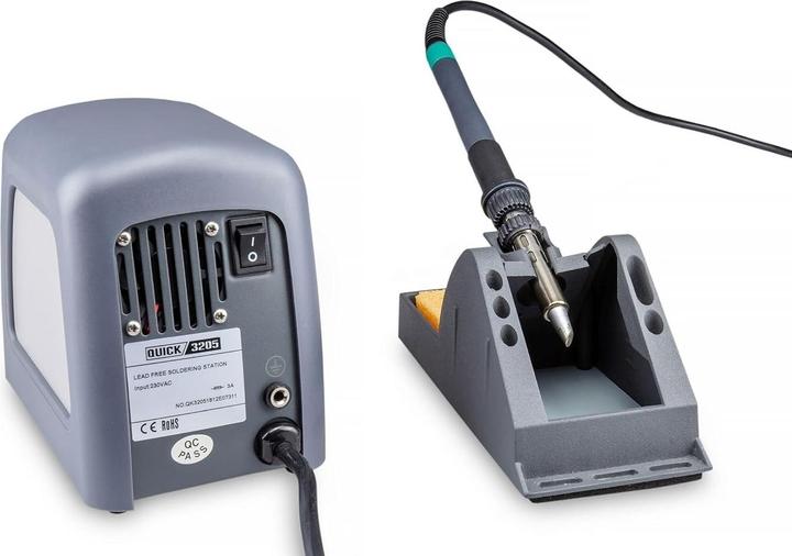 Actual product image Quick Digital Adjustable ESD High Frequency Soldering Station (ward)