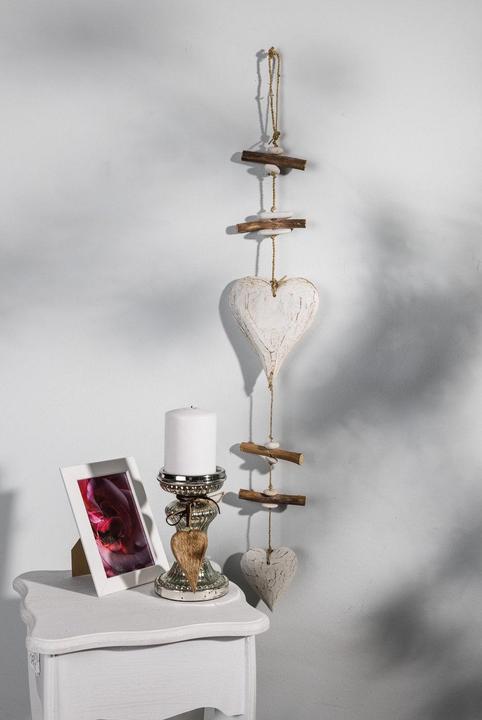 Produktbild Viana Dekoration hängend mit herzen und Rundhölzern ca. (72 x 15 cm)