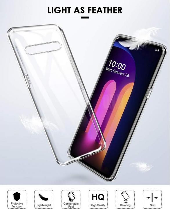 Actual product image Screenguard LG V60 ThinQ 5G Flexible TPU Clear Case (LG V60 ThinQ 5G)