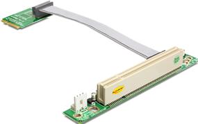 Image du produit Delock Carte PCI-E riser Mini PCI-Express - Câble PCI 13cm, Gauche