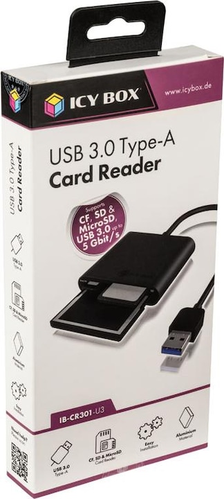 Produktbild Icy Box IB-CR301-U3, USB3.0 Multi-Kartenl. (USB 3.0)
